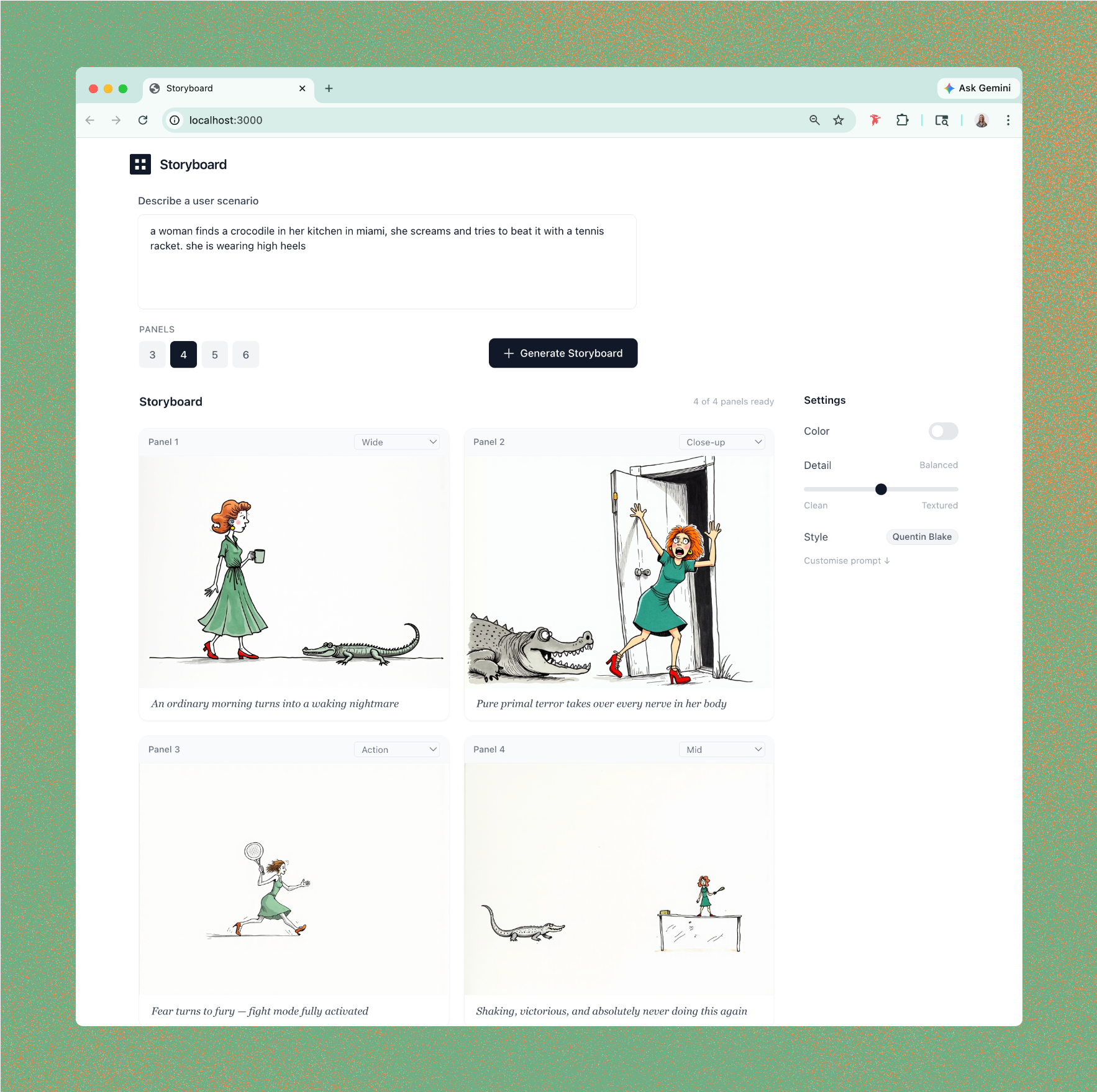 Storyboarding Tool
